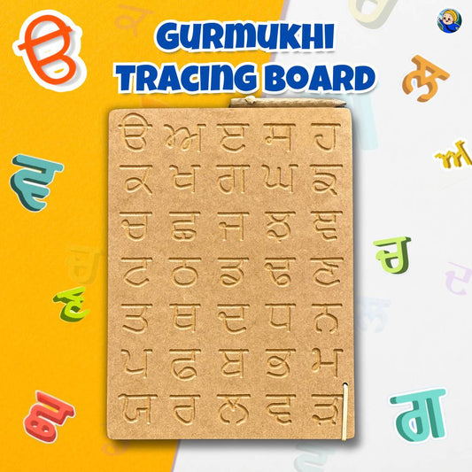 Gurmukhi Tracing Board