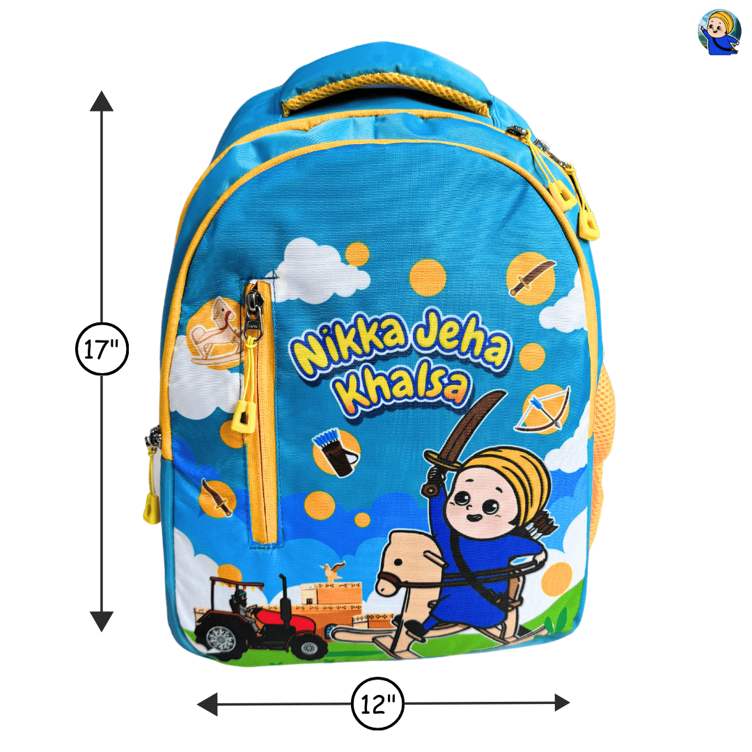 Nikka Jeha Khalsa School Bag