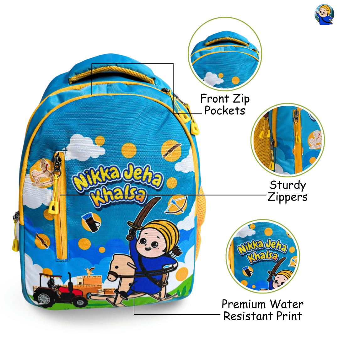 Nikka Jeha Khalsa School Bag