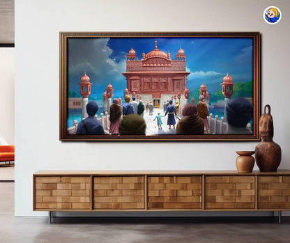 Painting Sri Darbar Sahib